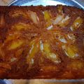 El cooksnap de Isabel Antinori cuando hizo Tarta de manzana invertida.