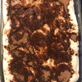 El cooksnap de Esperanza cuando hizo Tiramisú con queso philadelphia.
