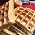 El cooksnap de Luna Spalla cuando hizo Waffles dulces.