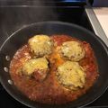 kathy.mccarthyryan's cooksnap of when they made Chicken Parm Burgers.