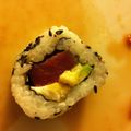 El cooksnap de mis-cocteles cuando hizo Rollo de atún tipo Sushi .