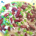 El cooksnap de Merche Cocinillas cuando hizo Alubias rojas con arroz y guisantes.
