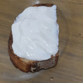 El cooksnap de Marcela Leiva cuando hizo Queso de "Kéfir" para untar.