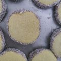 El cooksnap de María Carolina Machado cuando hizo Alfajores de maicena.