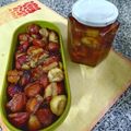 El cooksnap de Claudia Patricia López cuando hizo Castañas en almíbar.