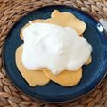 Cooksnap Gabs z czasów, kiedy przygotował Omleciki biszkoptowe z bitą śmietaną.