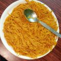 hema bhati's cooksnap of when they made Namkeen jave.