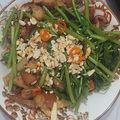 Cooksnap của Cau Hai khi họ làm theo món Rau muống,giá mầm và bì heo