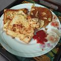 Ritoshree De's cooksnap of when they made ডিম পাউরুটির টোষ্ট(dim pauruti toast recipe in Bengali).