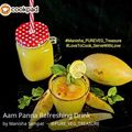 Manisha Sampat's cooksnap of when they made Aam panna .