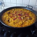 El cooksnap de Fernando cuando hizo Arroz con pollo y costilla de cerdo.