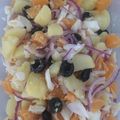 El cooksnap de Laura Rodríguez cuando hizo Ensalada malagueña de bacalao y naranjas.