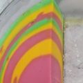 Cooksnap Norhasliza Safiin semasa beliau membuat Puding roti marble.