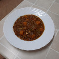 El cooksnap de Carlos Clemente cuando hizo Lentejas con calabaza.