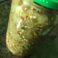 El cooksnap de Adela Ibañez cuando hizo Berenjenas al escabeche.
