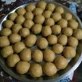 Deepti Kulshrestha's cooksnap of when they made Besan ke laddo.