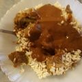 El cooksnap de encarni cuando hizo Estofado de ternera en salsa al chocolate negro.