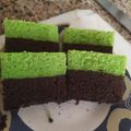 Cooksnap dari siti imala untuk resep Brownies Pandan Kukus (ala) Amanda