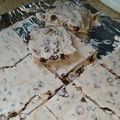 Chef Mommy Nessa's cooksnap of when they made Pumpkin Spice Yogurt Bark.