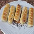 El cooksnap de Maru Mildenberger cuando hizo Salchichas envueltas en masa de pan.