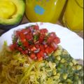 Deejay Iconiqq's cooksnap of when they made Mukimo with steamed Cabbage.