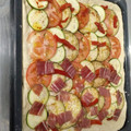 El cooksnap de pacomjd@gmail.com cuando hizo Coca de verduras con jamón.