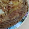 El cooksnap de Patricia Flores cuando hizo Torta invertida de manzanas 🍎.