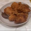 Cooksnap de Caridade quando cozinhou Frango frito, tipo KFC.