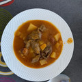 El cooksnap de jose martinez perez cuando hizo Patatas estofadas con carne picada y chorizo.