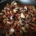 El cooksnap de Angie cuando hizo Pasta con carne molida 🍝.