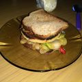 El cooksnap de ajescudero cuando hizo Sándwich vegetariano! Con palta, morrón, zanahoria, zucchini y brócoli 🥦.