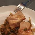 El cooksnap de Mari CB cuando hizo Atún encebollado y espárragos.