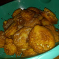 El cooksnap de Trinidad Arce cuando hizo Buñuelos dulces.