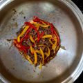 Cooksnap dari Liely Viriana untuk resep Tumis Daging Iris, Paprika, Jamur