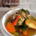 Cooksnap 0h Hana !! semasa beliau membuat Sup Ayam ala Thai.