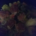 El cooksnap de Marlin cuando hizo Sopa de verdura con albóndigas.