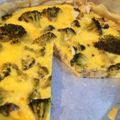 El cooksnap de Griselda Pelay cuando hizo Tarta de brócoli.-.