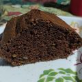 El cooksnap de Pao Venier cuando hizo Budín chocolate express.