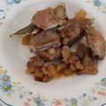 El cooksnap de boladeras cuando hizo Costillas de cerdo al ajillo con champiñones y patatas.