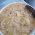 El cooksnap de Yulissa Osorio cuando hizo Sopa a la minuta con leche.