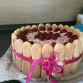 Ági Sz. Cooksnap-ja, amikor elkészítette a(z) Epres-mascarponés torta sütés nélkül receptet.