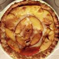El cooksnap de ㅤㅤnyanda cuando hizo Tarta de durazno con crema pastelera.