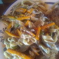 El cooksnap de Juan cuando hizo Salteado de verduras con fideos y salsa de soja.