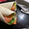 El cooksnap de Marieta cuando hizo Wraps de salmón ahumado y aguacate.