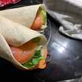 El cooksnap de Marieta cuando hizo Wraps de salmón ahumado y aguacate.