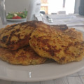 El cooksnap de Sandra C. cuando hizo Hamburguesas vegetales de garbanzo o tortitas de garbanzos.