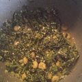 El cooksnap de Tere cuando hizo Espinacas rehogadas con gambas (Olla Gm G).