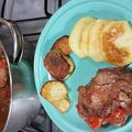 El cooksnap de Gabriel Marcelo cuando hizo Carre de cerdo a la barbacoa.