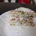 Khushi Trivedi's cooksnap of when they made વેજ કર્ડ (દહી) સેન્ડવીચ.