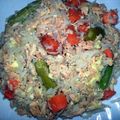 YIglesiasG's cooksnap of when they made Salmon Rice Top Sesame Seeds.